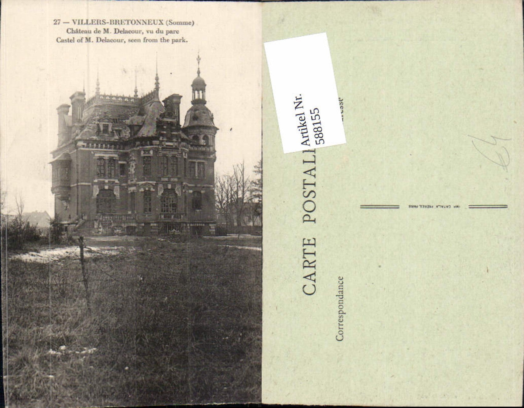 Alte Ansichtskarte – Old Postcard