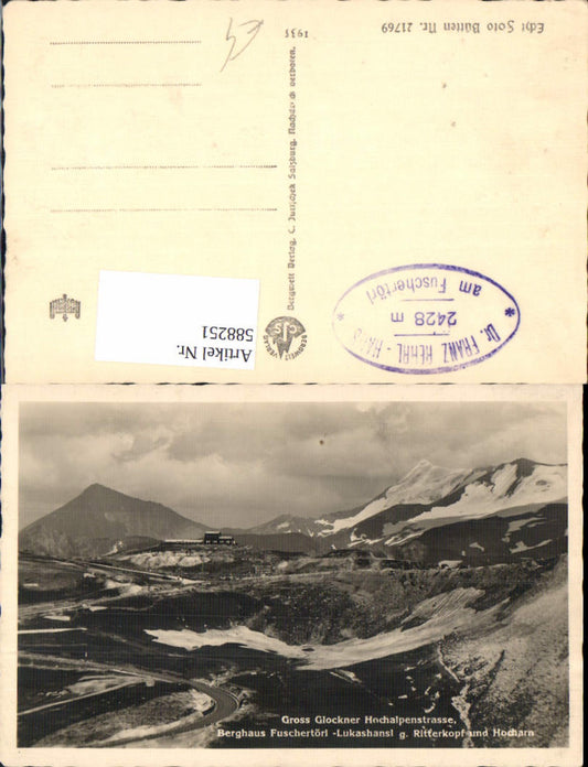 588251,Grossglockner High Alpine Road Heiligenblut Fuschertörl Lukashansl