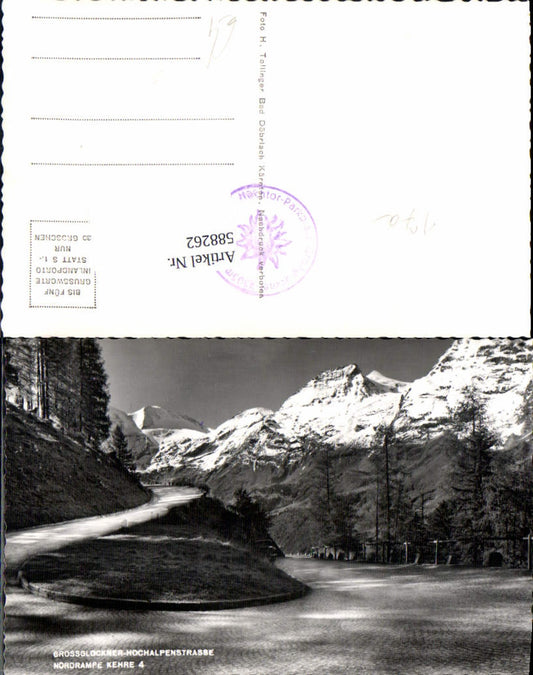 588262, Grossglockner High Alpine Road Heiligenblut North Ramp Hairpin Bend 4