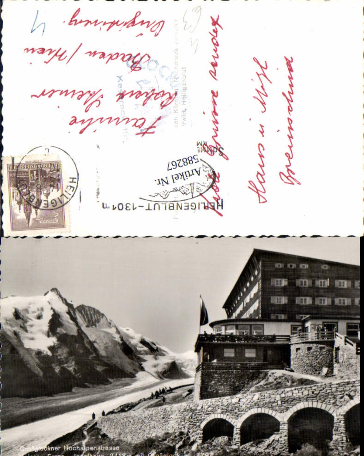 588267, Grossglockner High Alpine Road Heiligenblut Kaiser Franz Josef House
