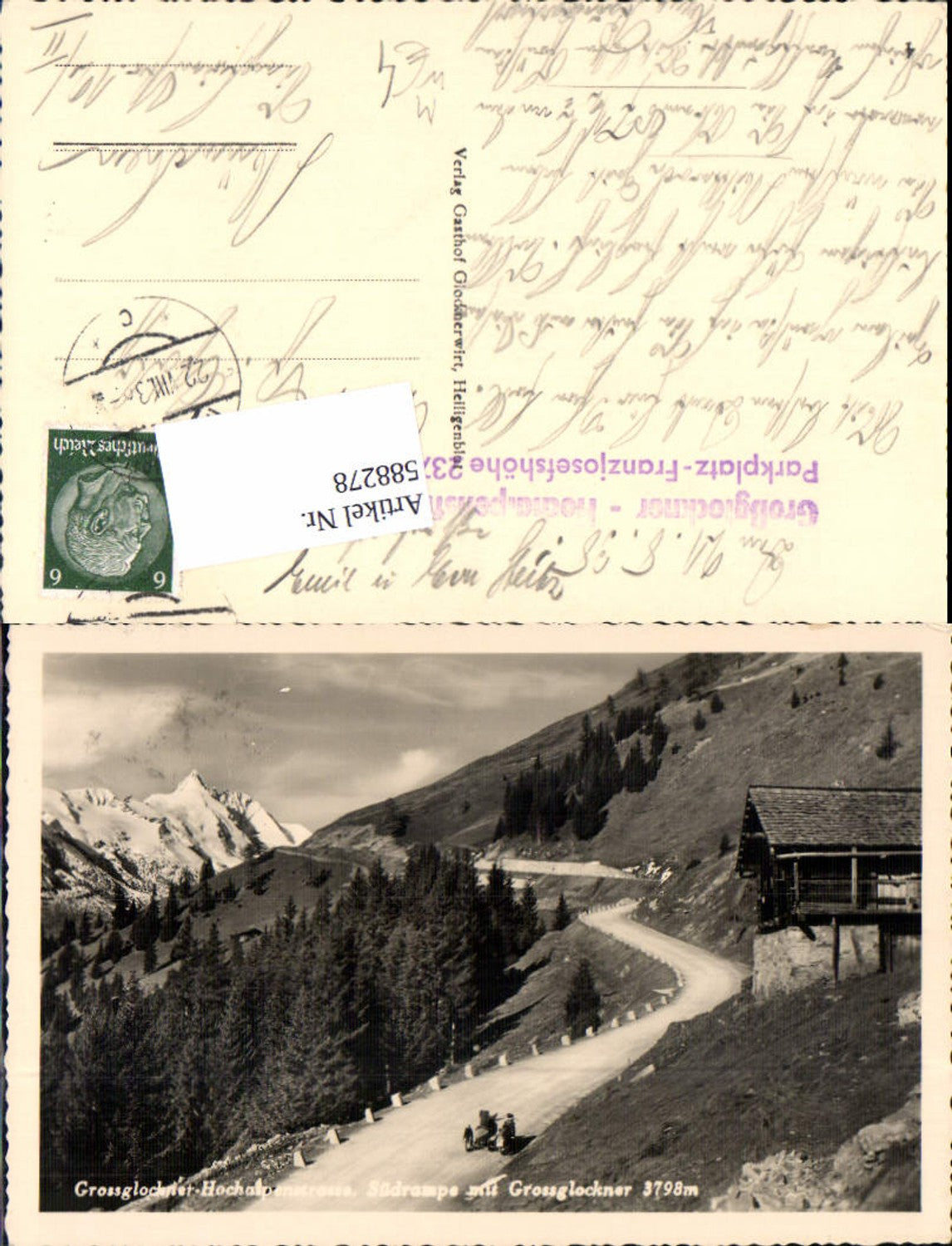 588278,Grossglockner Hochalpenstrasse Heiligenblut Beiwagen Seitenwagen Südrampe