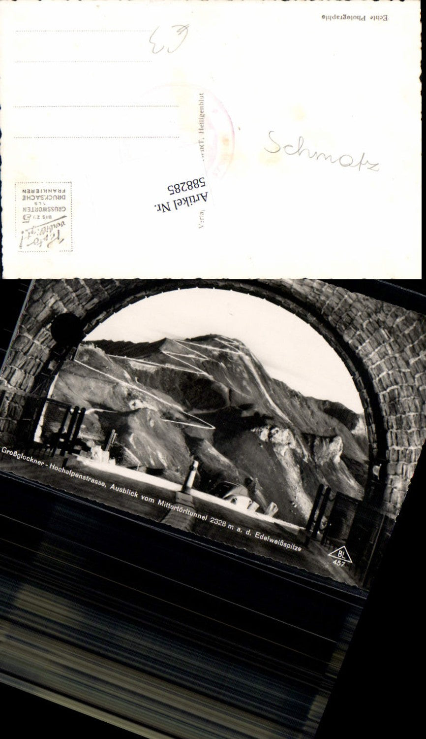 588285,Grossglockner Hochalpenstrasse Heiligenblut Mittertörltunnel Tunnel
