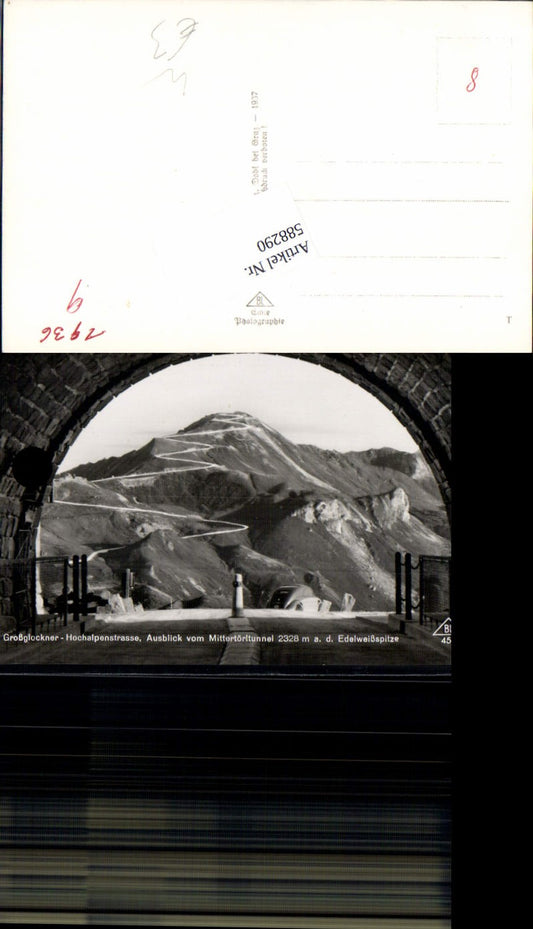 588290,Grossglockner Hochalpenstrasse Heiligenblut Mittertörltunnel Tunnel