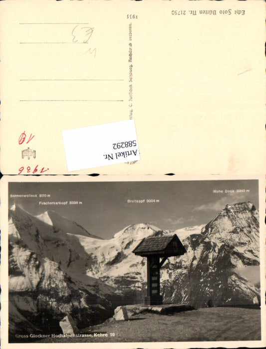 588292,Grossglockner Hochalpenstrasse Heiligenblut Kehre 10
