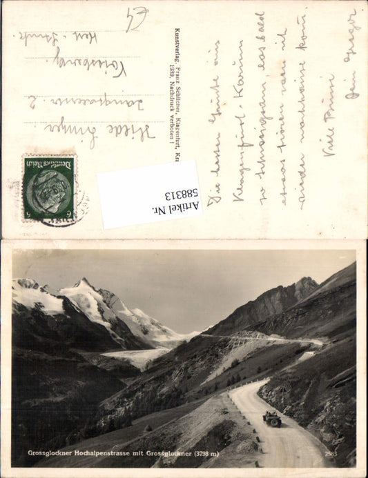 588313,Grossglockner Hochalpenstrasse Heiligenblut Auto Oldtimer
