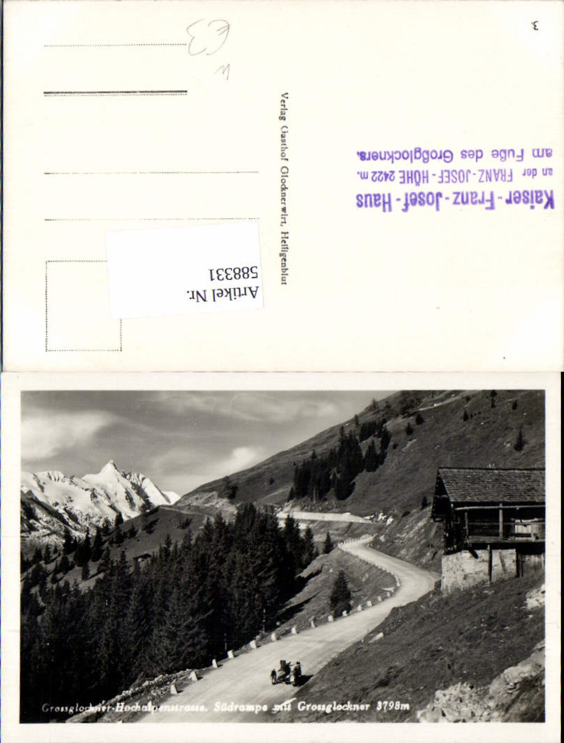 588331,Grossglockner Hochalpenstrasse Heiligenblut Beiwagen Seitenwagen
