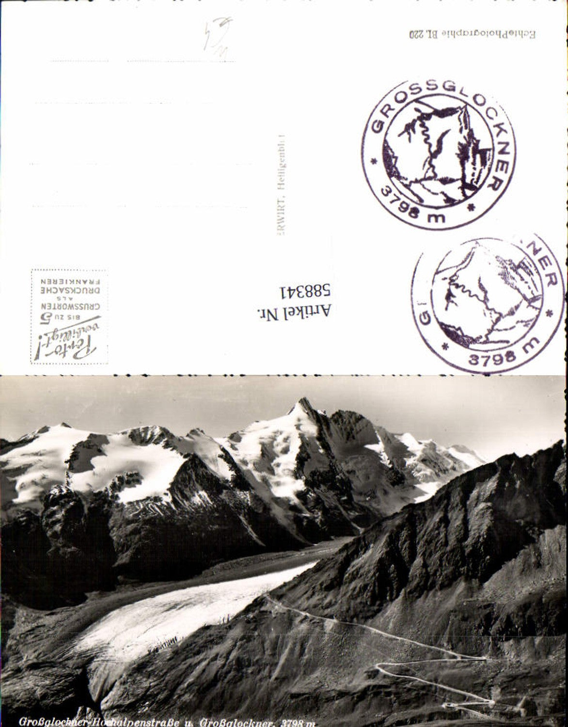 588341,Grossglockner Hochalpenstrasse Heiligenblut Pasterze