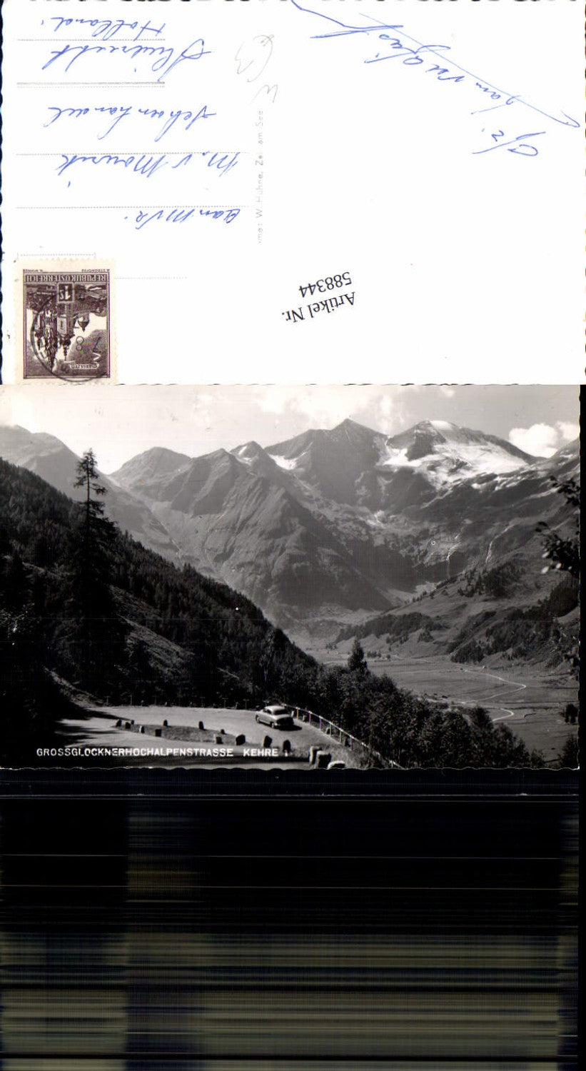 588344,Grossglockner Hochalpenstrasse Heiligenblut Auto Kehre 1
