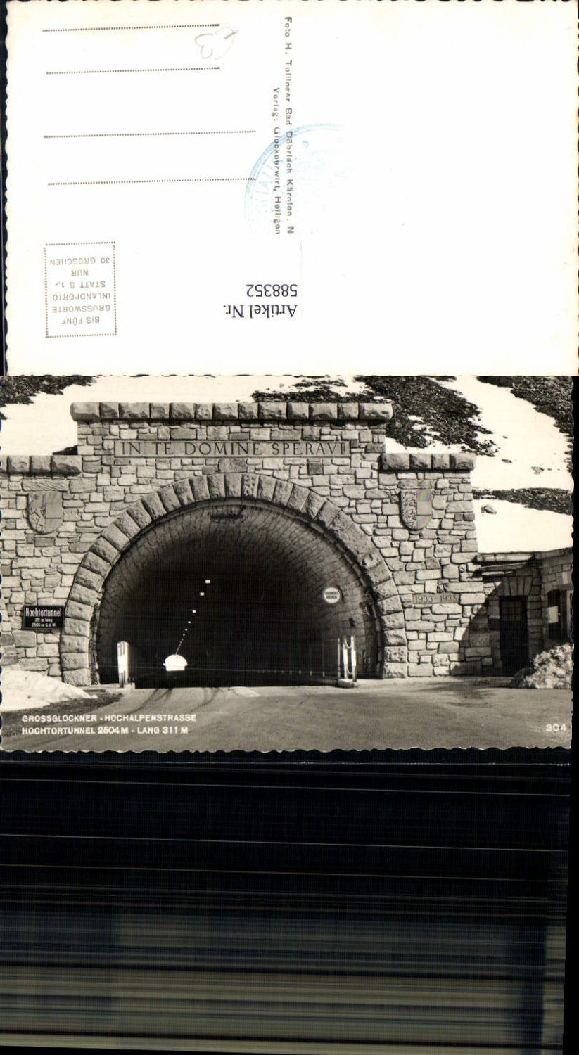 588352, Grossglockner High Alpine Road Heiligenblut Hochtor Tunnel
