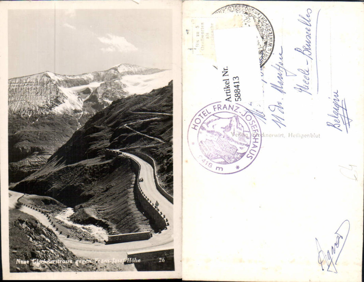 588413,Grossglockner Hochalpenstrasse Heiligenblut Franz Josefs Höhe