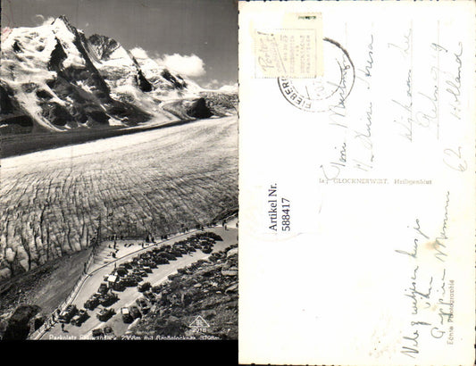 588417,Grossglockner Hochalpenstrasse Heiligenblut Parkplatz Autos