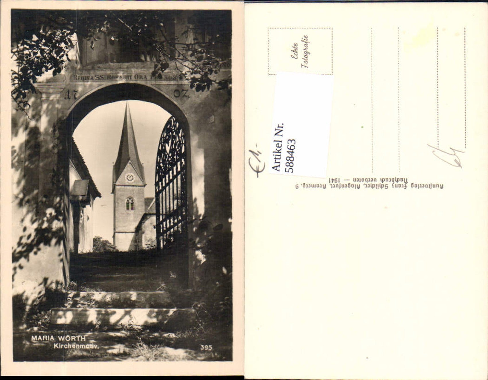 Alte Ansichtskarte – Old Postcard