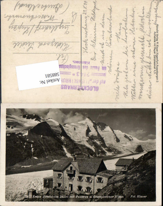 588581,Kaiser Franz Josef Haus Grossglockner Heiligenblut
