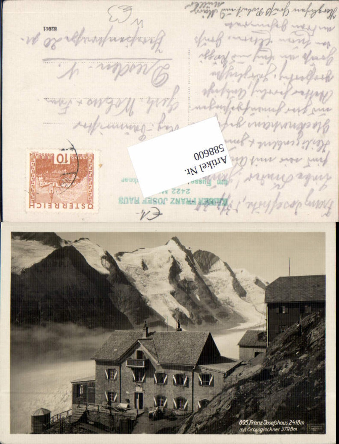 588600,Kaiser Franz Josef Haus Grossglockner Heiligenblut