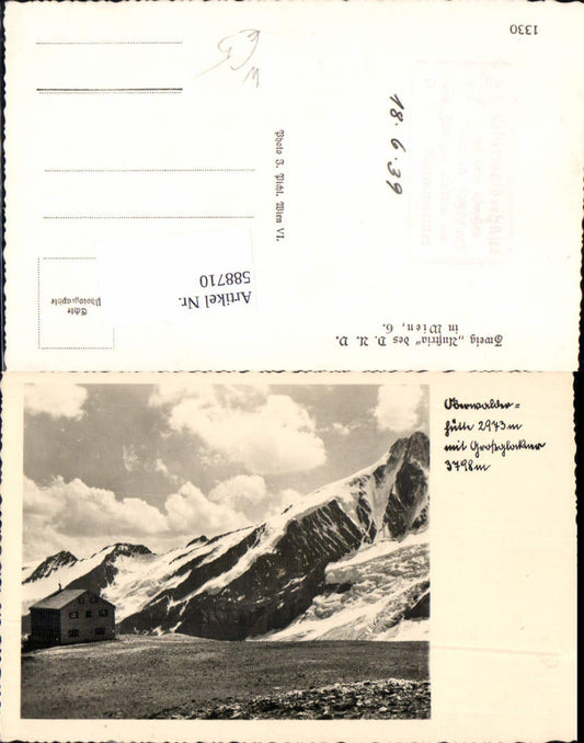 588710, Grossglockner Heiligenblut Oberwalderhütte