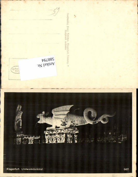 588794,Klagenfurt Stadt Lindwurm