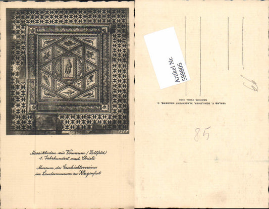 588805,Klagenfurt Stadt Museum Mosaikboden Römer