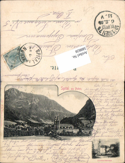 588828,Spital am Pyhrn Leonhardskirche pub Brandt 133