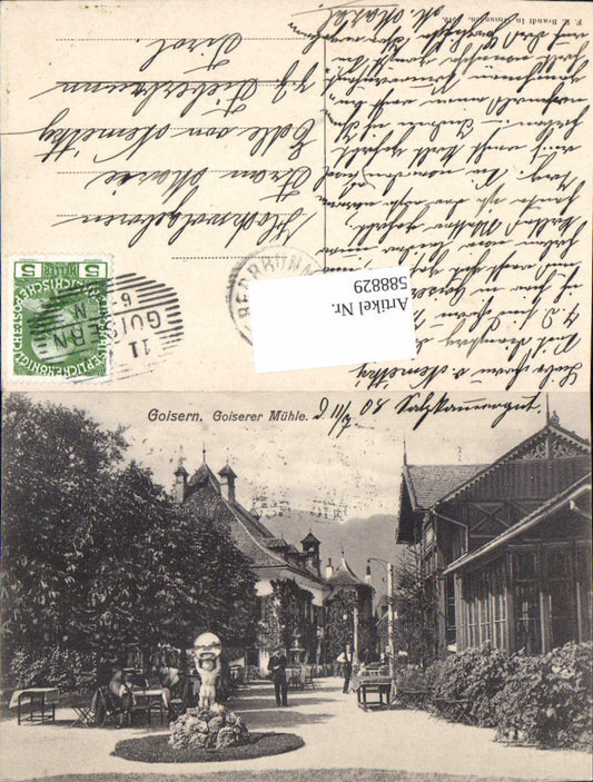 588829,Goisern Goiserer Mühle Partie um 1900 pub Brandt 1579