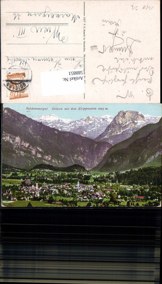 588851,Salzkammergut Goisern m. Krippenstein pub Brandt 857