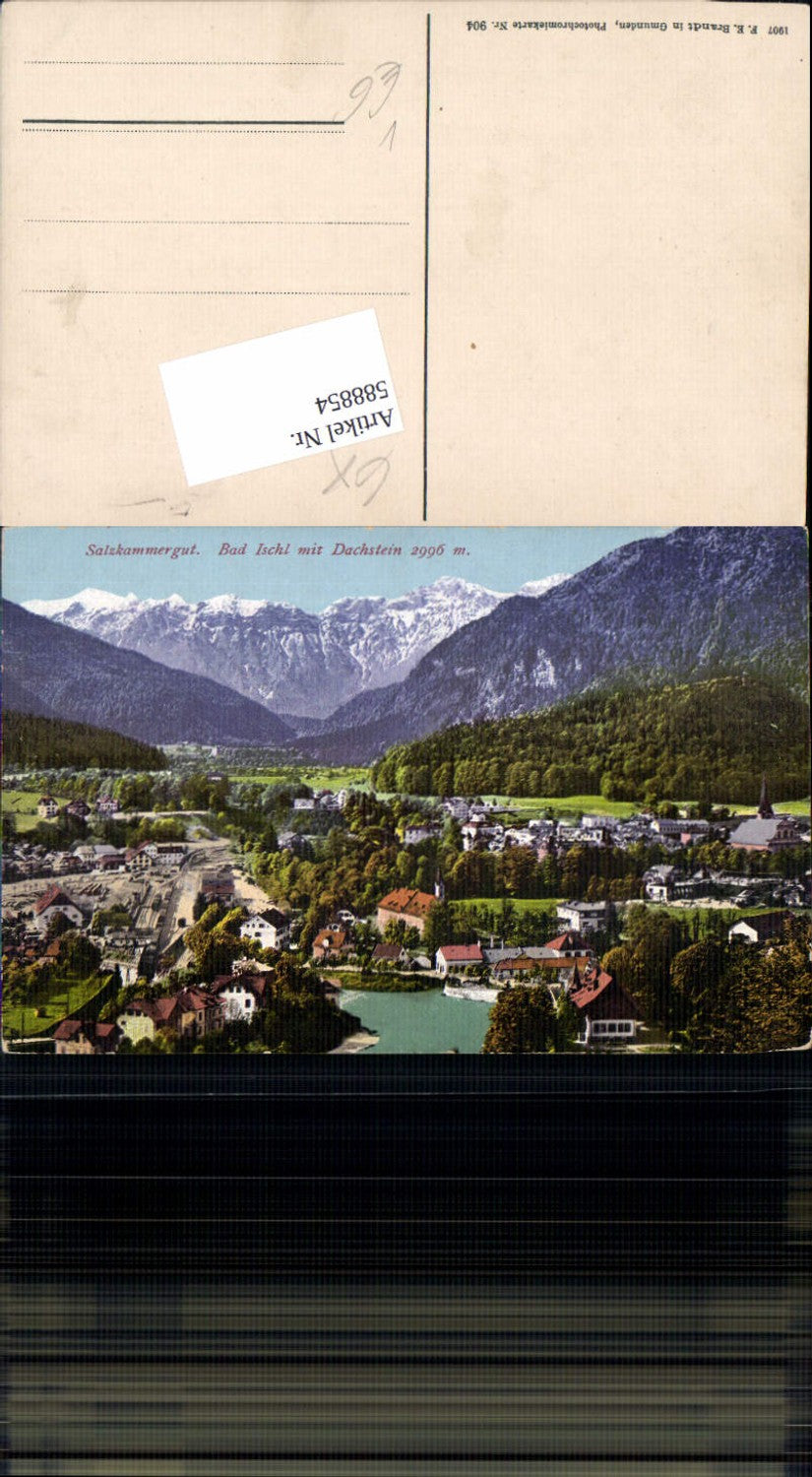 588854,Salzkammergut Bad Ischl m. Dachstein pub Brandt 904