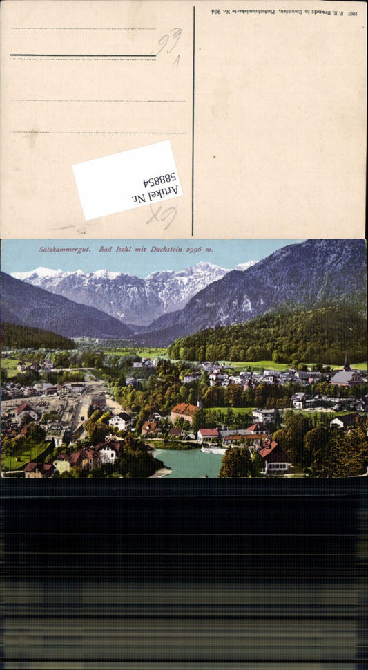 588854,Salzkammergut Bad Ischl m. Dachstein pub Brandt 904