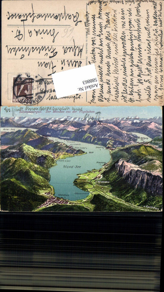 588863,Vogelschau Mondsee Plomberg Scharfling Pichl Auhof St. Lorenz pub Brandt