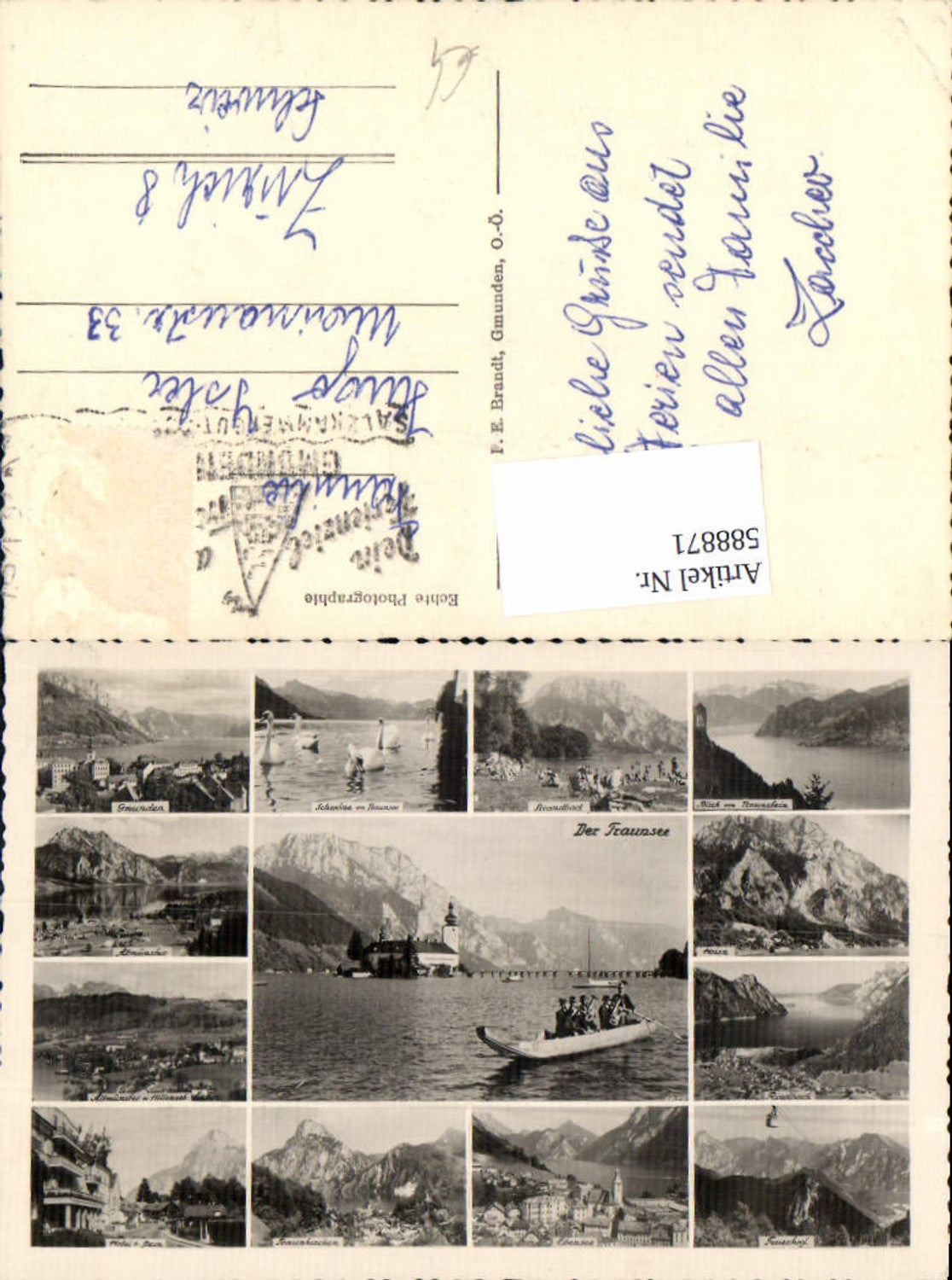 588871,Traunsee Gmunden Traunkirchen Ebensee Altmünster Rindbach Mehrbild