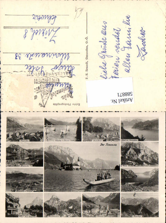 588871,Traunsee Gmunden Traunkirchen Ebensee Altmünster Rindbach Mehrbild
