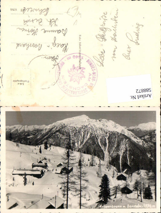 588872,Foto-AK Krippenbrunn bei Obertraun Winkl Hallstatt