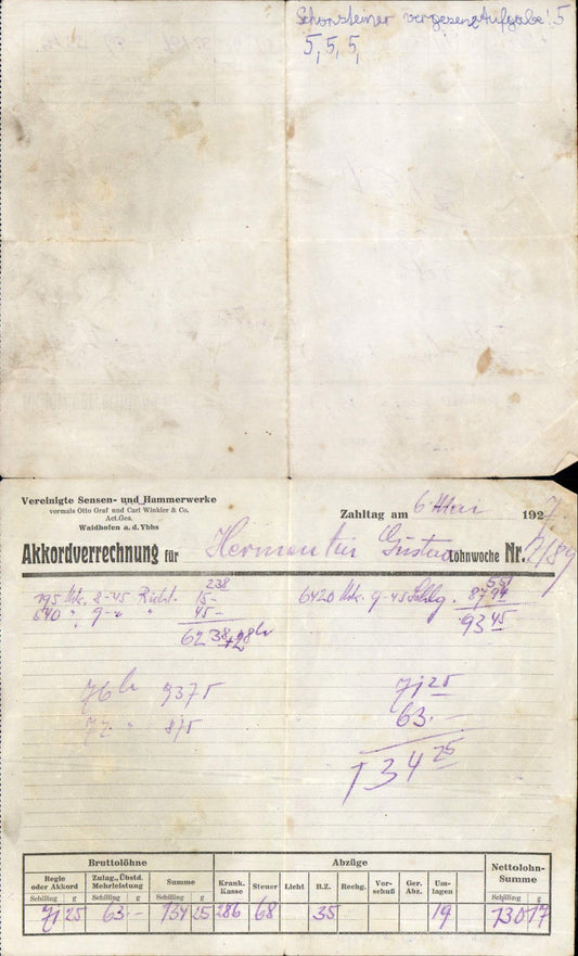 Alte Ansichtskarte – Old Postcard