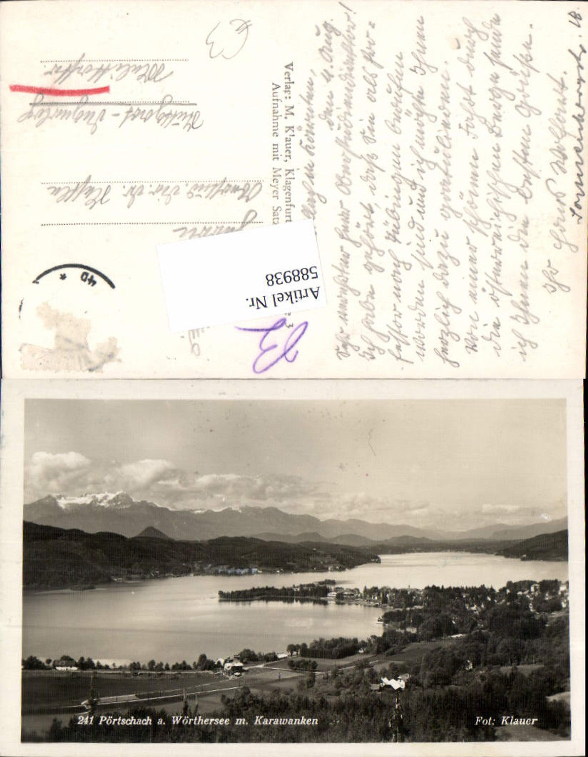 Alte Ansichtskarte – Old Postcard