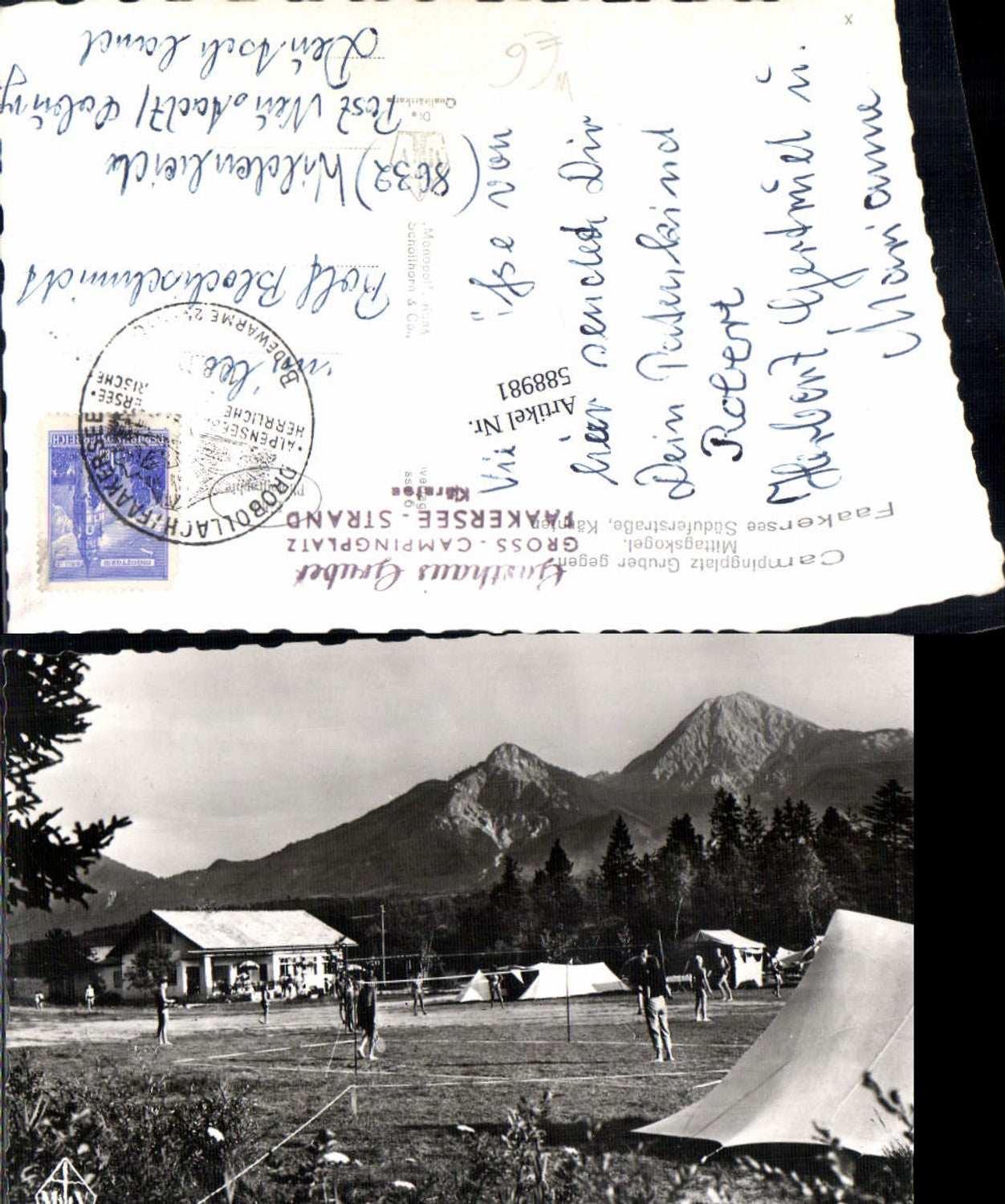 588981,Campingplatz Gruber Faakersee Faak am See Finkenstein Drobollach Egg