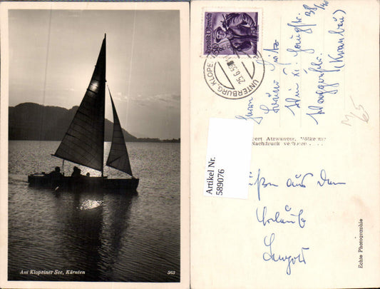 589076,Klopeinersee St. Kanzian Segelboot
