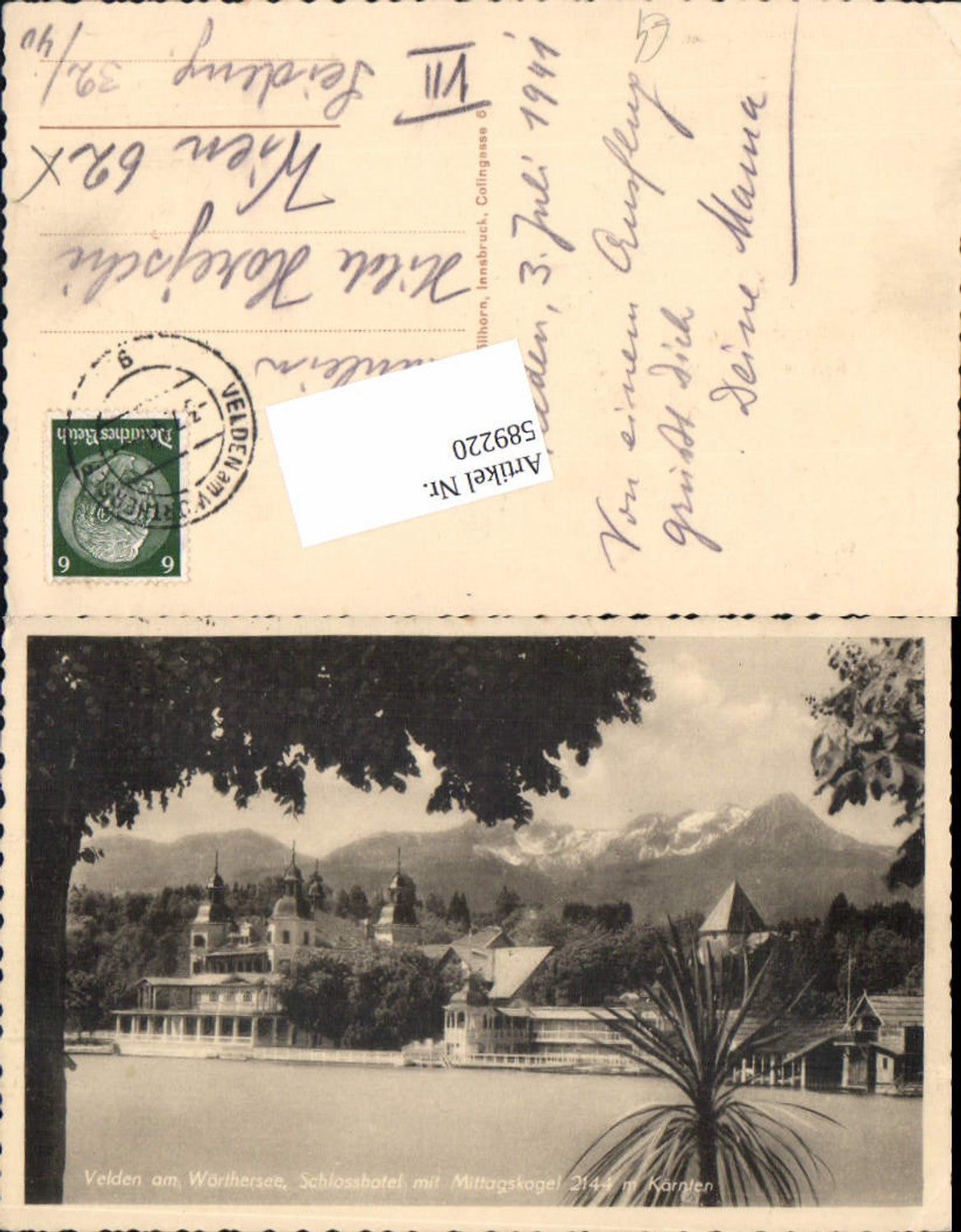 589220,Velden am Wörthersee Schlosshotel Schloss