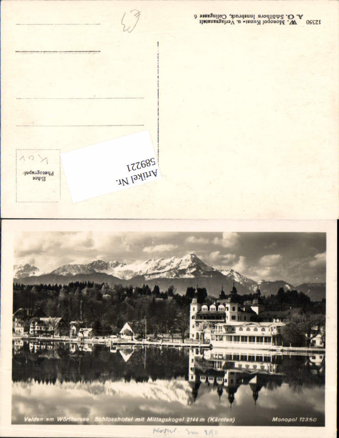 589221,Velden am Wörthersee Schlosshotel Schloss
