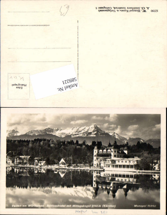 589221,Velden am Wörthersee Schlosshotel Schloss