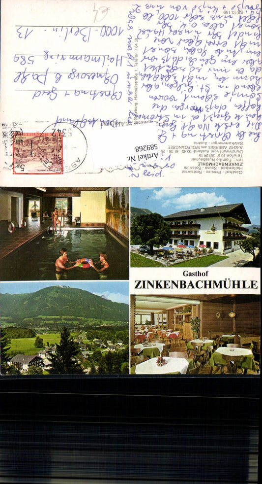 589268,Abersee am Wolfgangsee St. Wolfgang Zinkenbachmühle Gasthaus