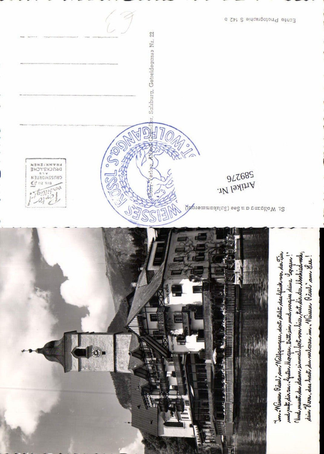 589276,St. Wolfgang am See Weisses Rössl