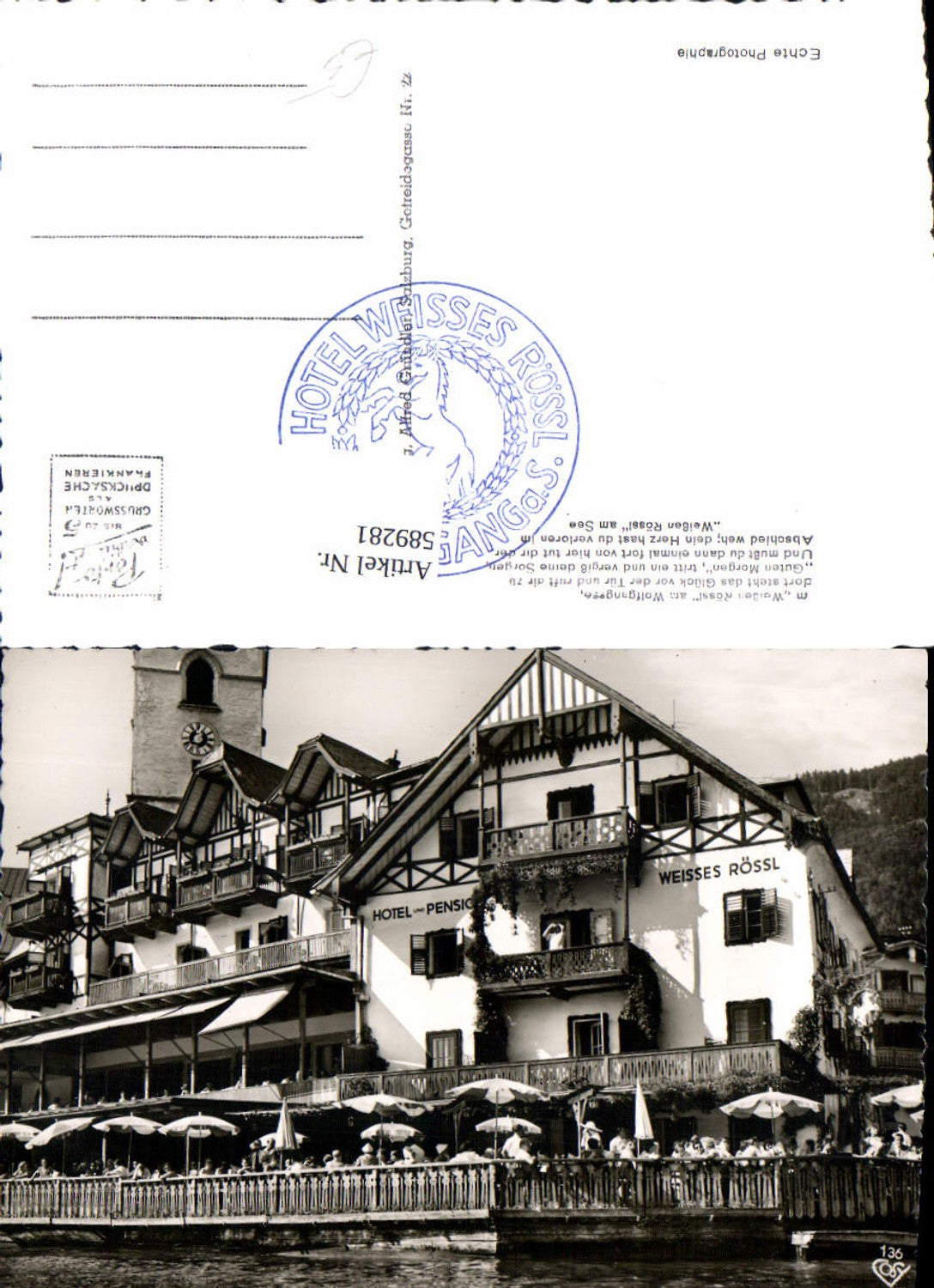 589281,St. Wolfgang am Wolfgangsee Weisses Rössl Hotel pub Cosy 136