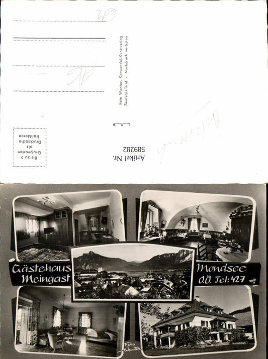 589282,tolle AK Mondsee Gästehaus Meingast