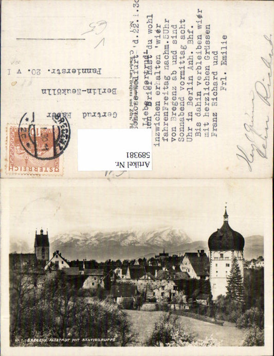Alte Ansichtskarte – Old Postcard