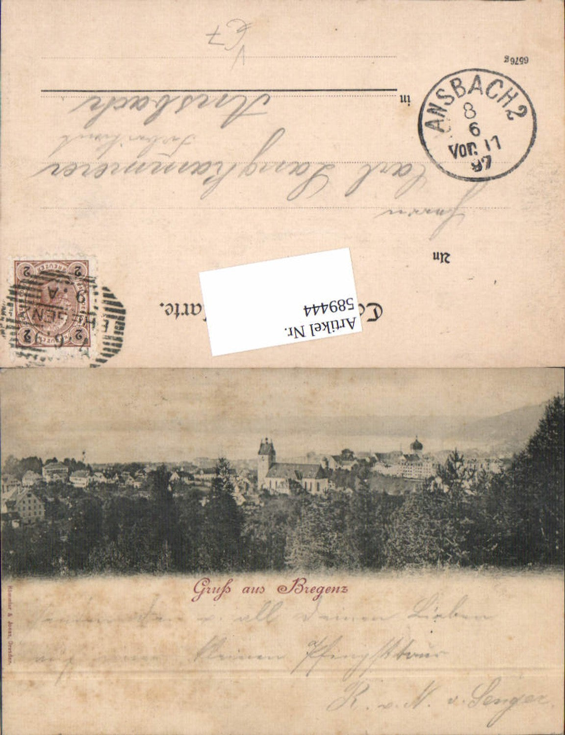 Alte Ansichtskarte – Old Postcard