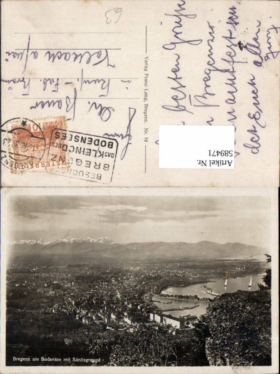 Alte Ansichtskarte – Old Postcard