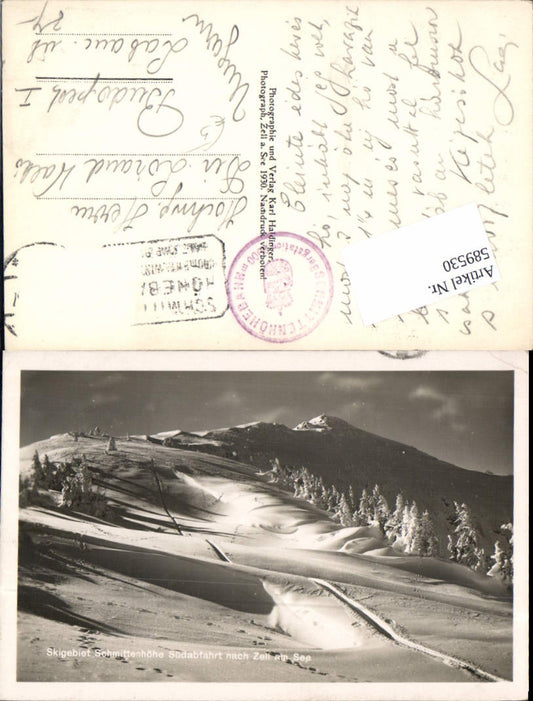 589530,Zell am See Schmittenhöhe Skigebiet Südabfahrt