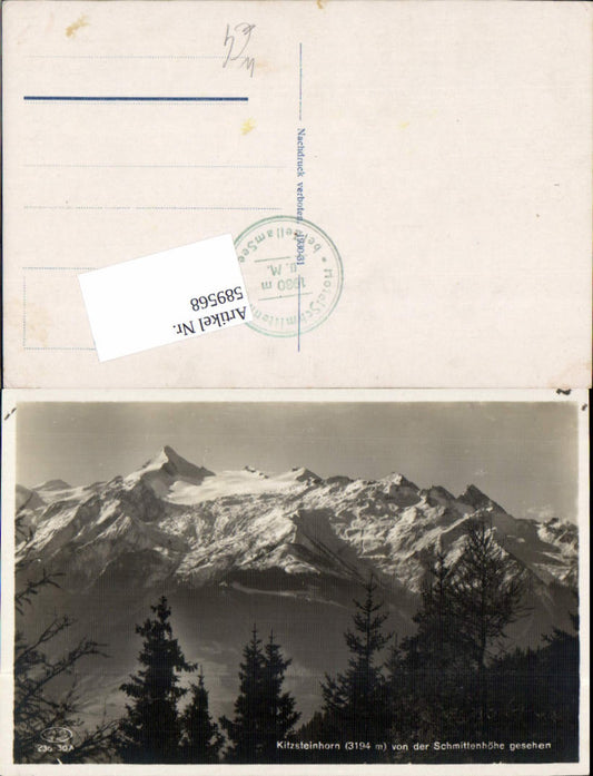589568,Zell am See Kitzsteinhorn v.d. Schmittenhöhe