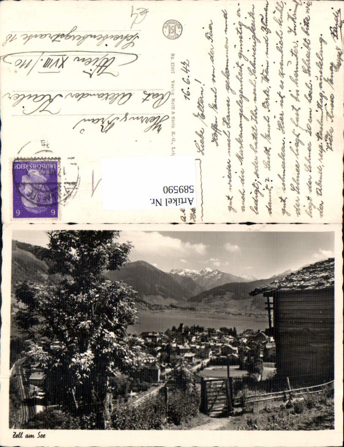 589590,seltene Foto-AK Zell am See