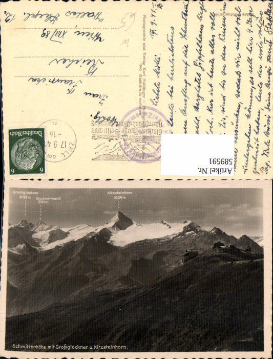 589591,Zell am See Schmittenhöhe Kitzsteinhorn Großglockner