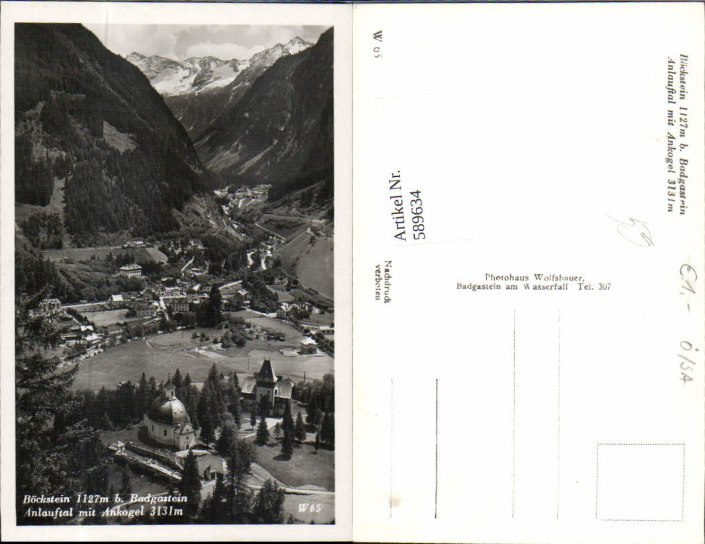 589634,Böckstein bei Badgastein Bad Gastein Ankogel