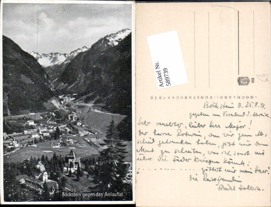 589739,Badgastein Bad Gastein Böckstein Anlauftal pub Hochland 815